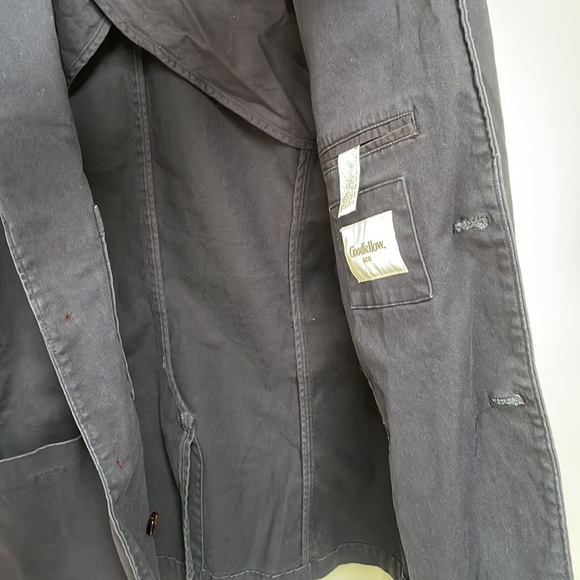 Goodfellow navy cotton blazer - Picture 5 of 6